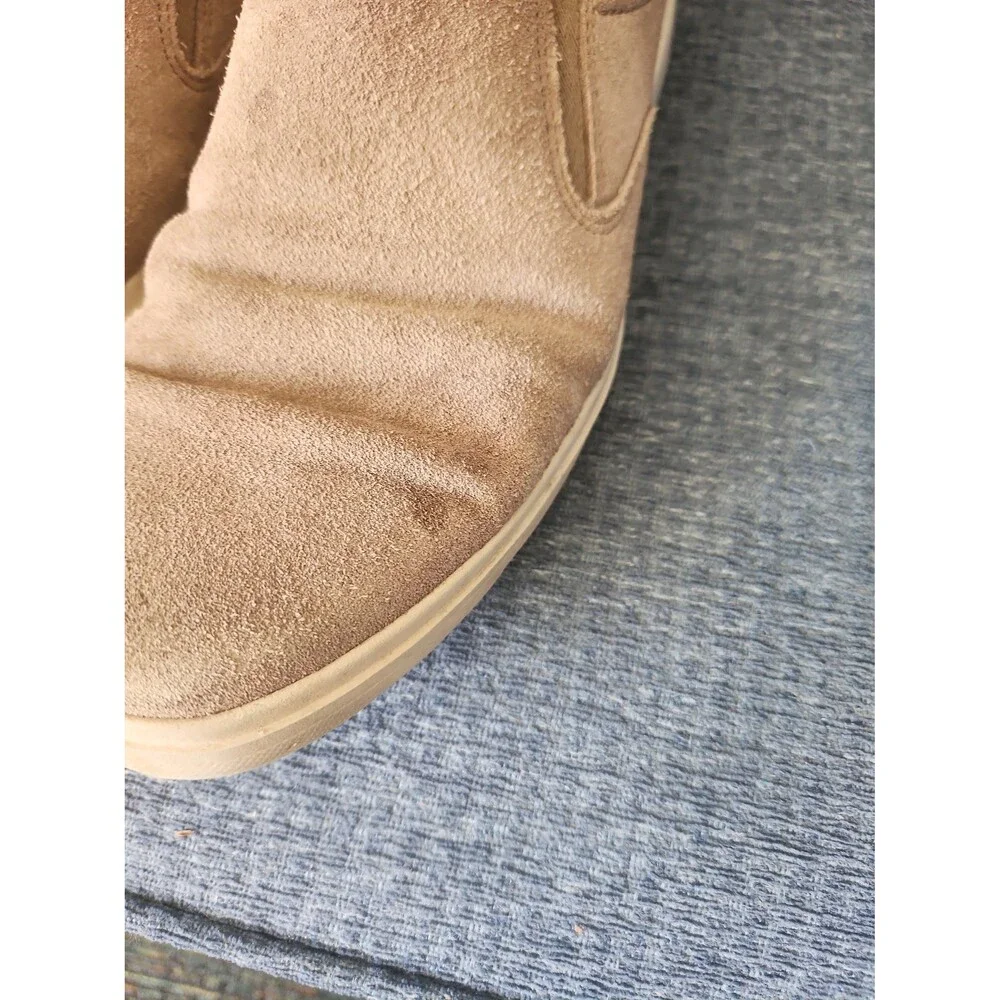 Rockport Men's Taupe Tan Suede Slip-on Shoes Size 9